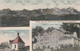 St.Anton bei Oberegg-Gasthof Rössle 1916