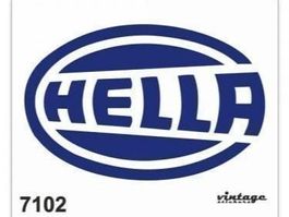 Hella Vintage Aufkleber Sticker 107x75mm (Art. 7102)