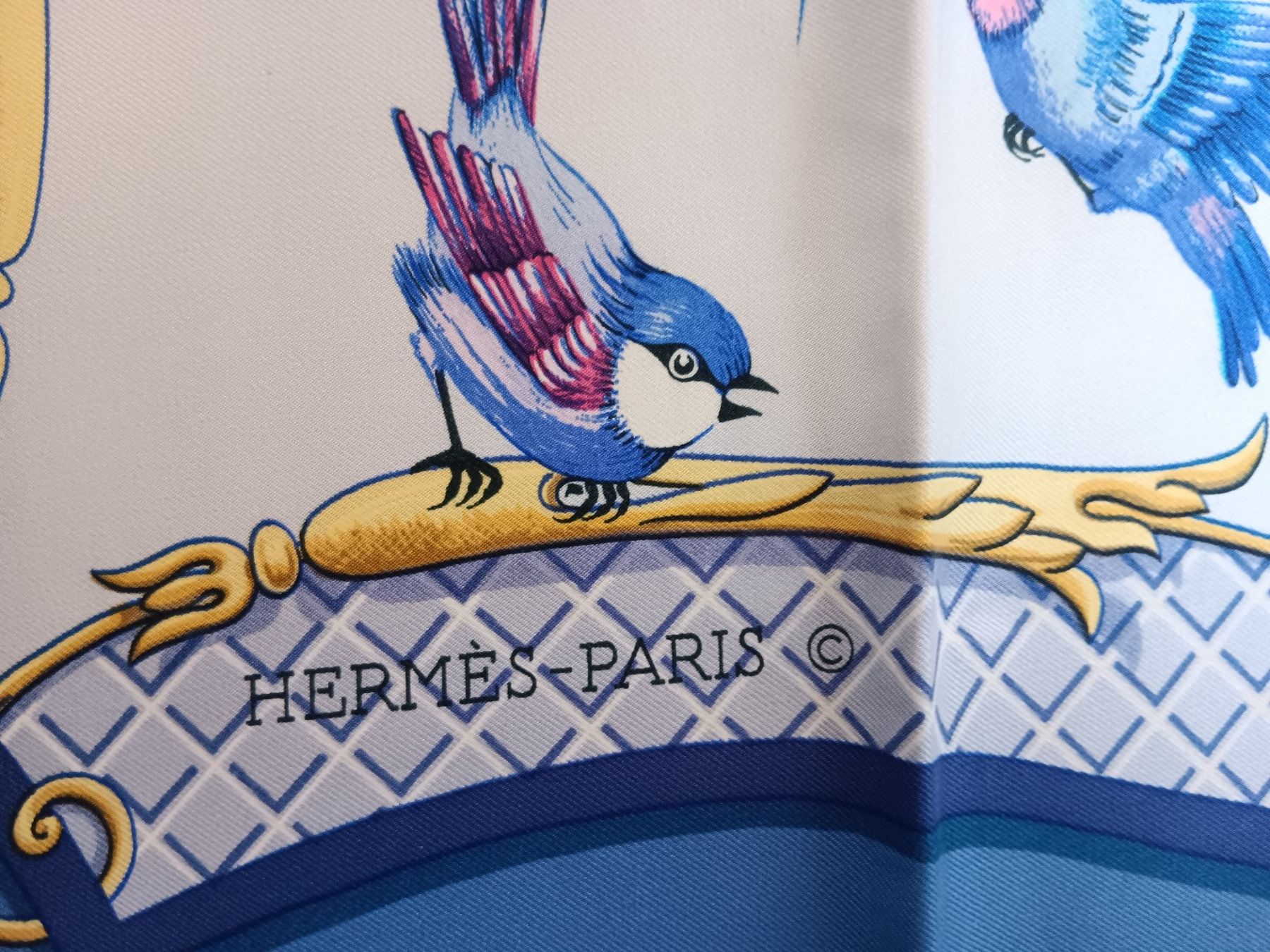 Hermès Foulard & Sciarpe: HERMES "LA CLE DES CHAMPS" CARRE 90 CM – Usato da Cossonay-Ville venduto da Les_1001_perles 3