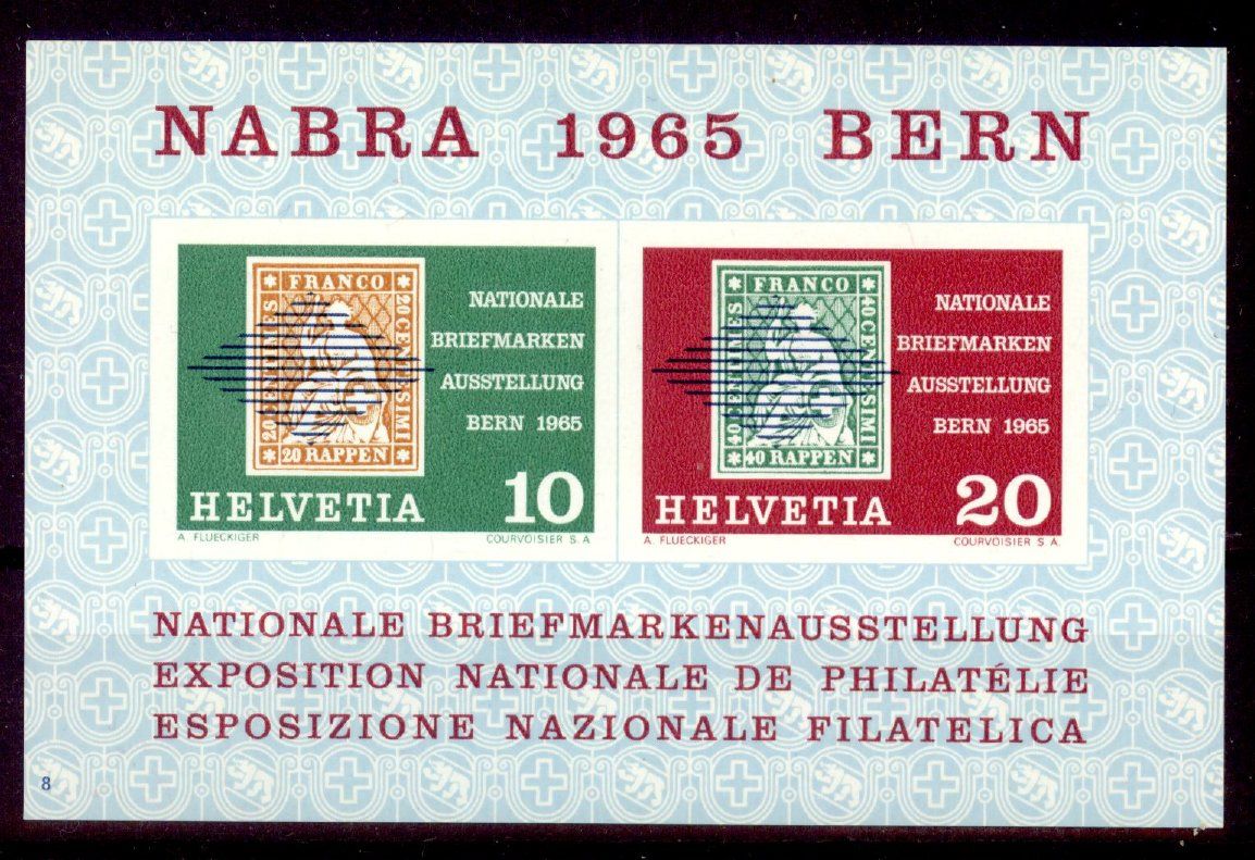 Tutti i francobolli: 1965, Gedenkblock NABA Bern, Nr. 8 ** – Nuovo (secondo la descrizione) da Willisau venduto da Vollstempel