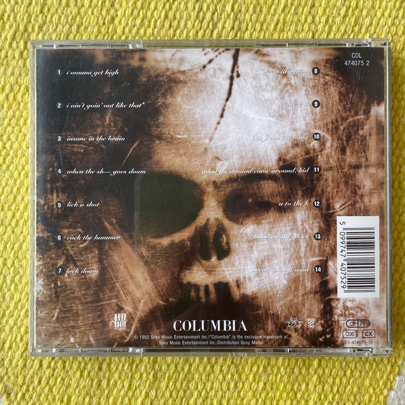CD: CYPRESS HILL-BLACK SUNDAY – Usato da Rorschacherberg venduto da CD-Roli 1
