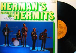 HERMAN'S HERMITS "Greatest Hits" LP, COVER & LABELS IN NEAR
