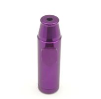 Schnupfdosierer aus Alu, violett neu!
