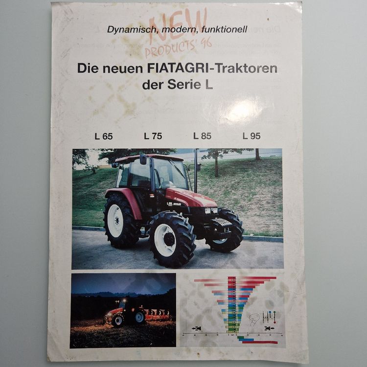 FIATAGRI Traktoren Serie L Prospekt,Traktor Fiat,New Hollan (Defekt) in ...
