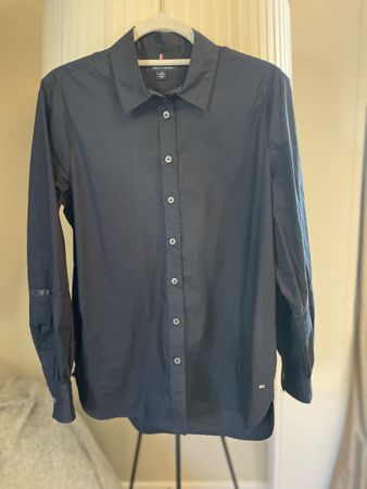 NEU Tommy Hilfiger cotton navy shirt gr. S