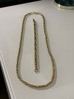 Konigkette Halskette und Armband 750 gold 58.72gr