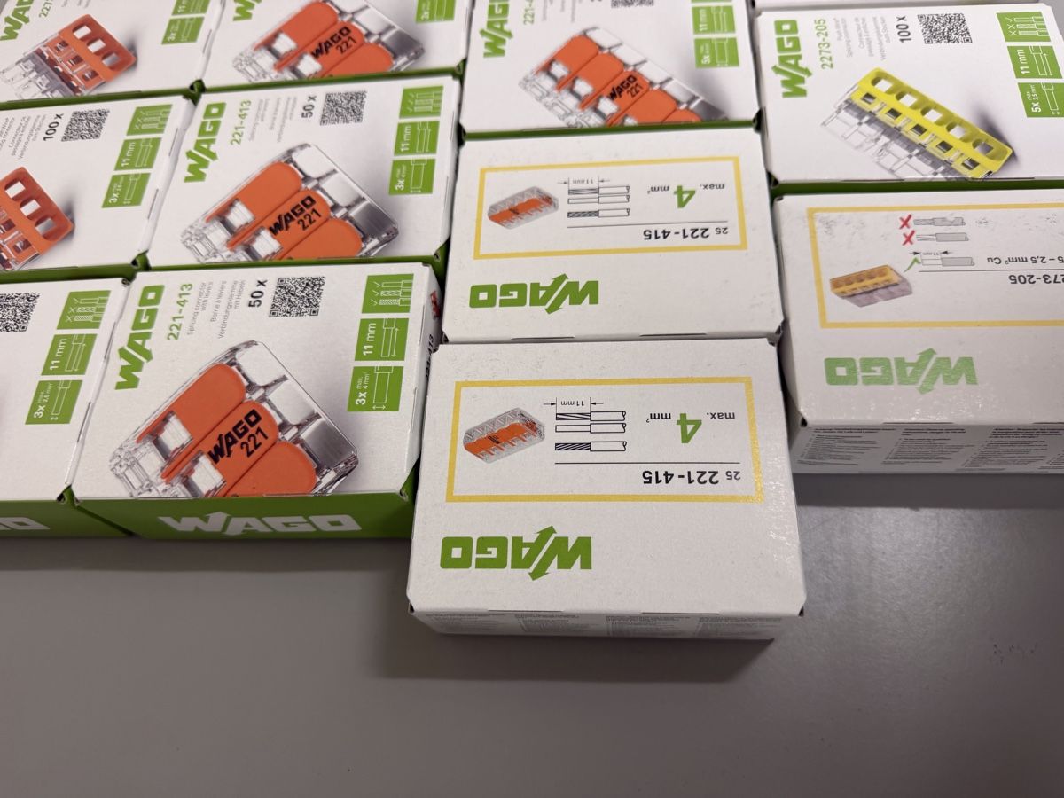 Wago Componenti elettronici: Wago klemmen divers neu  – Nuovo e nell'imballaggio originale da Zürich venduto da papaplatte 1