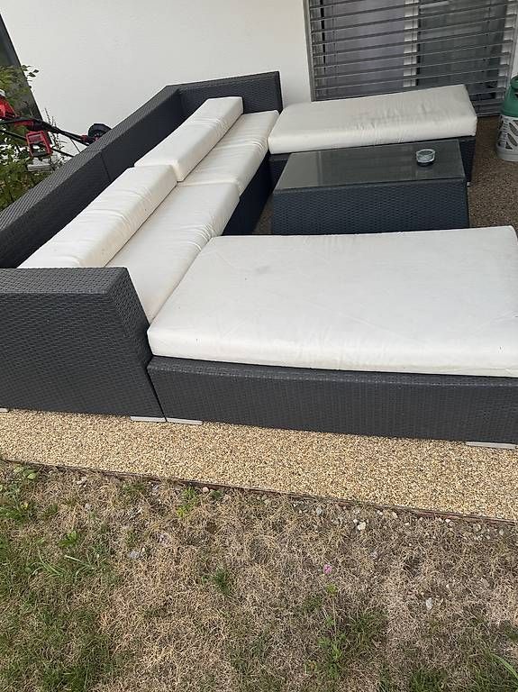 Divani: Polyrattan-Gartenlounge – Usato da Schlieren venduto da septassseptass