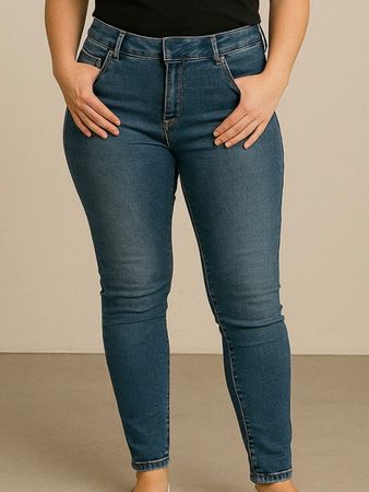 Damen Lift & Shape Jeans von New Look Gr. L 42 Stretch 100