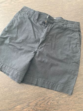 DAMEN SHORTS BERMUDA, GR. 34, NAVYBLAU, BAUMWOLLE