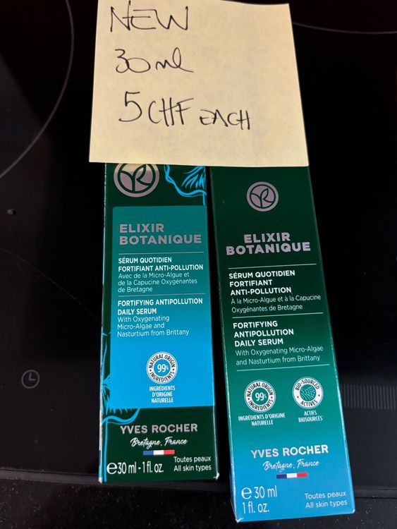 Yves Rocher Elixir Botanique Pflege-Set – Anti-Pollution Serum, Tages- & Nachtcreme – Geschenk Für Frauen