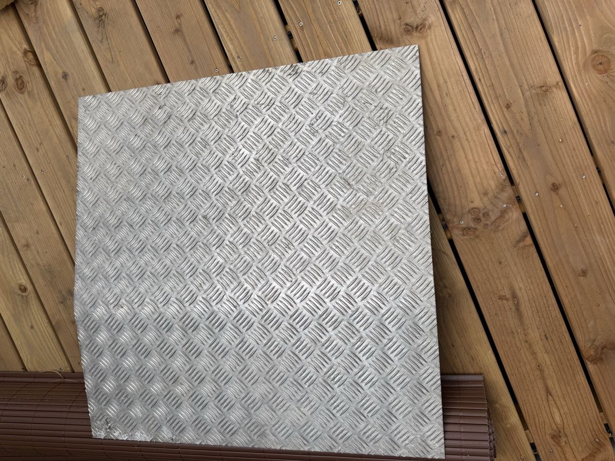 Sonstiges: Bodenblech Riffelblech Aluminiumrampe ca. 100x100cm – Gebraucht aus BASEL von zum_schneugge 3