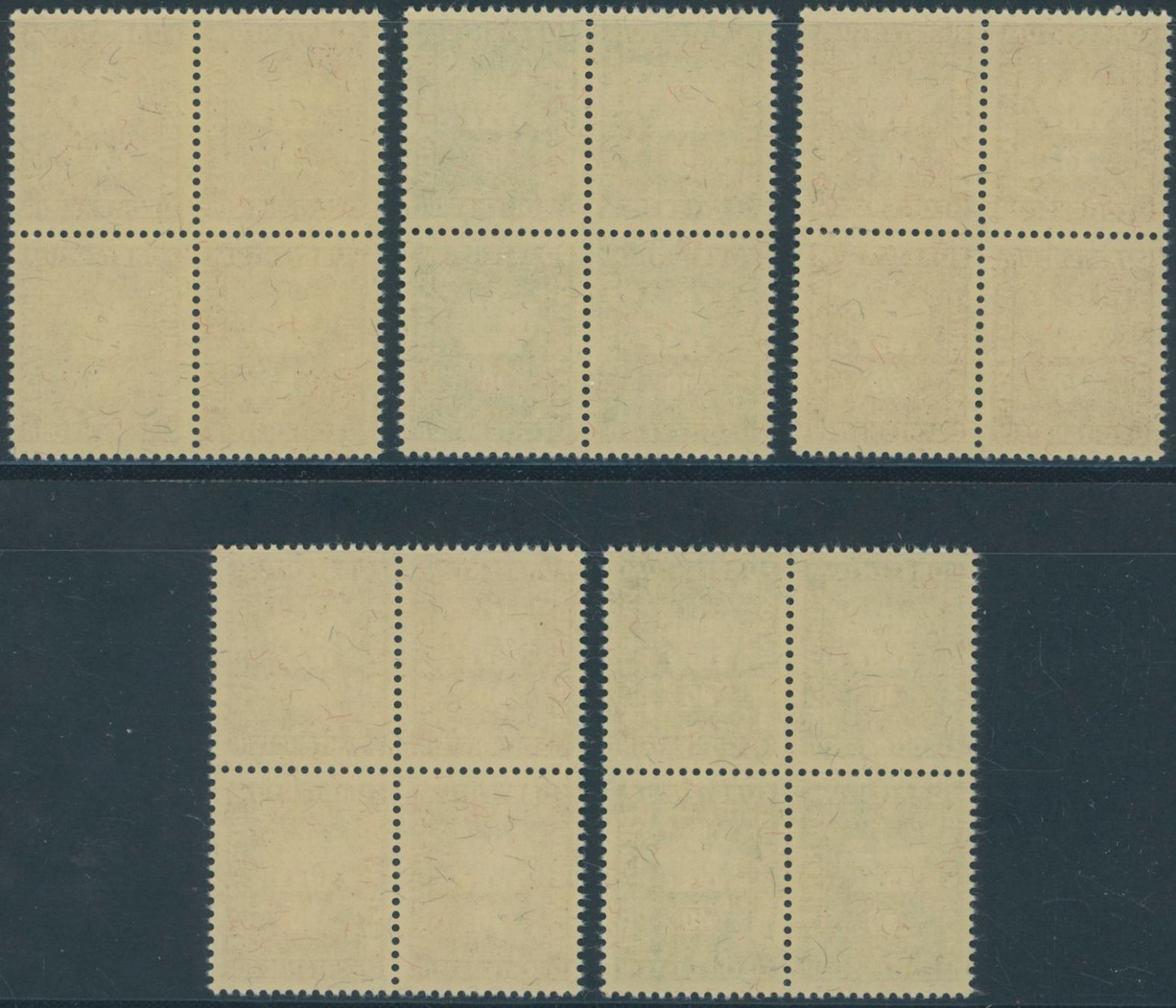 Tutti i francobolli: FL - 1950 - Dienstmarken - Viererblock - postfrisch ** – Nuovo (secondo la descrizione) da Schindellegi venduto da leecollect 3