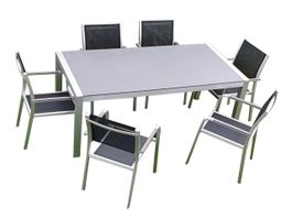 GARTENSTÜHLE ALUMINIUM GEBÜRSTET JETZT 49.-/ Stk