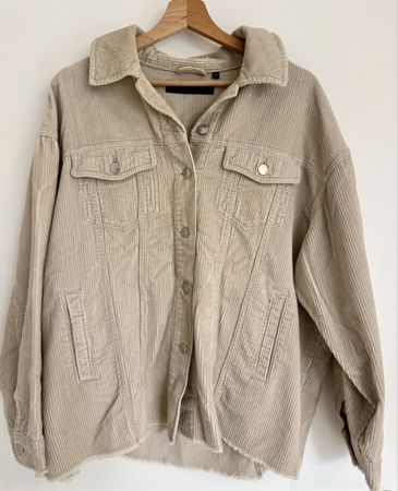 ONLY cord/corduroy oversized shirt / jacket XS