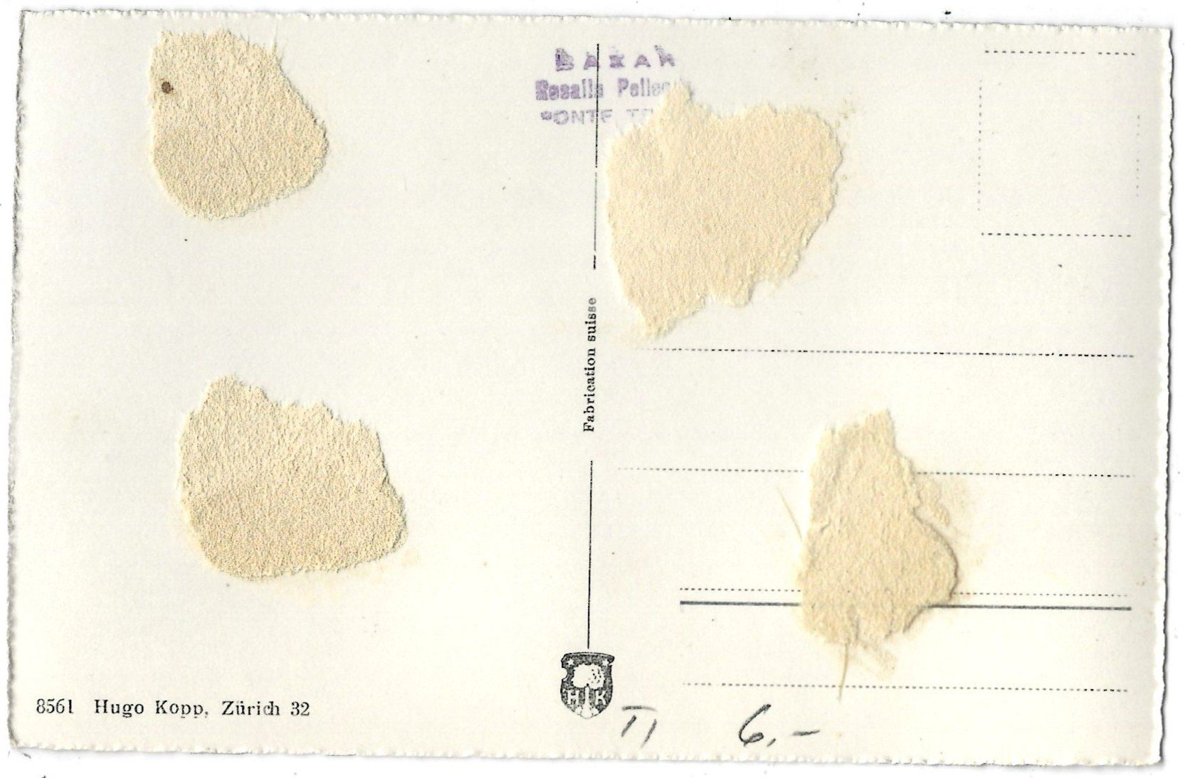 Cartoline postali: P o n t e   T r e s a – Usato da Bütschwil venduto da Jackson1A 1
