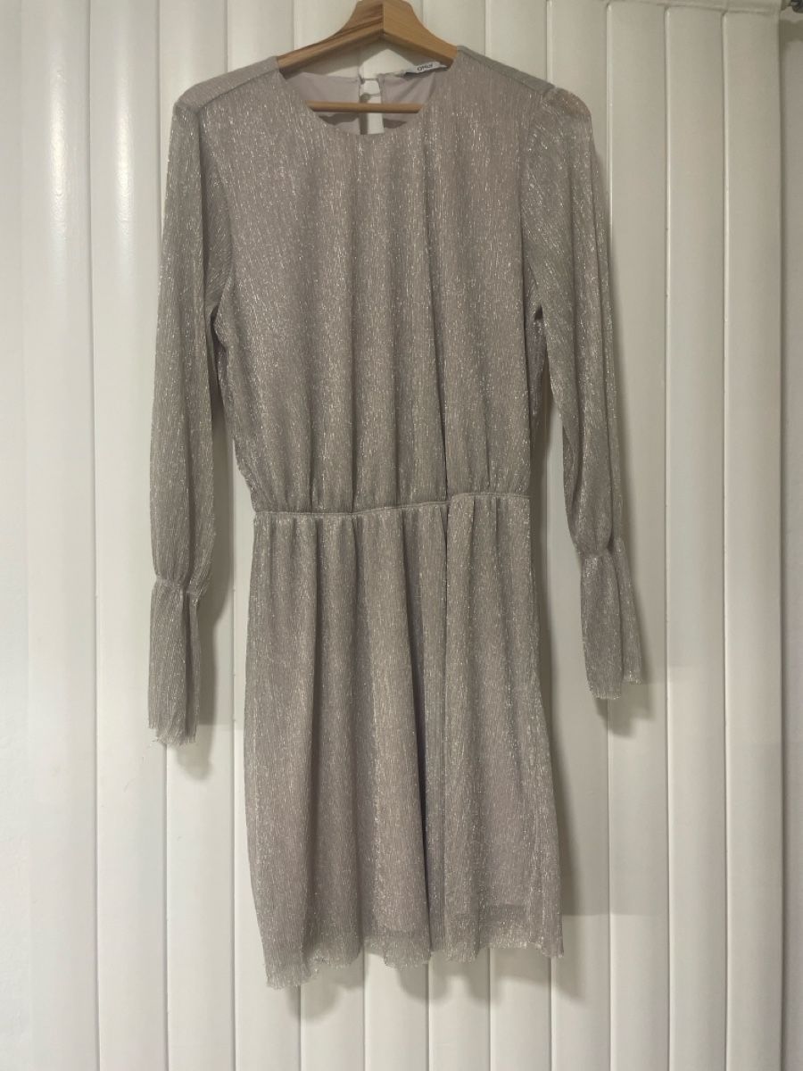 Only Vestiti: ONLY Kleid, festlich, Gr. 36/38Silber – Usato da Solothurn venduto da kun_b2jw