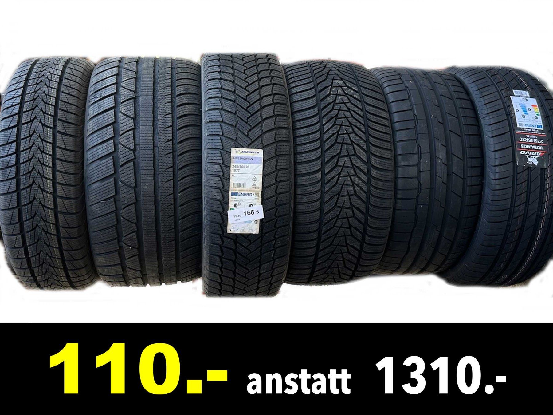 Pneus & Kompletträder: ||•  6 Einzelpneus - 6 Stück /166s – Neu und originalverpackt aus Zürich von LUIS-B