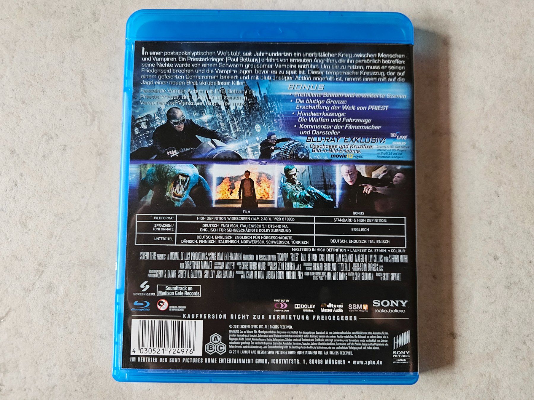 Alle DVDs: Priest  -  Special Edition  /  Bluray – Gebraucht aus Schneisingen von backstore24 1