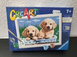 Neu - Ravensburger - CreArt - Malen nach Zahlen - Hunde