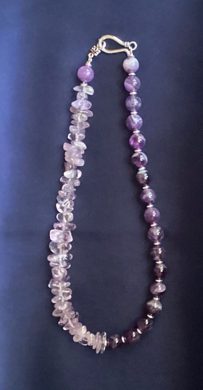 Catenine: Amethyst - halb-halb Edelstein Splitterkette – Nuovo e nell'imballaggio originale da Laax venduto da kri_95f5 3