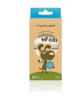 Earth Rated Hunde Kotbeutel, 60 Stk. - Neu & Kompostierbar!