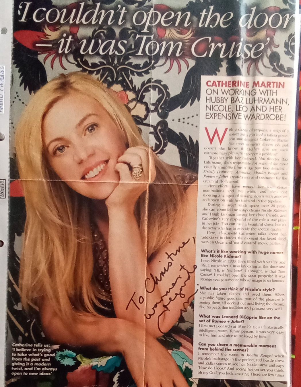 Autogramme: Catherine Martin Autogramm signiert Bild 20x30cm – Gebraucht aus Bischofszell von Gottselig