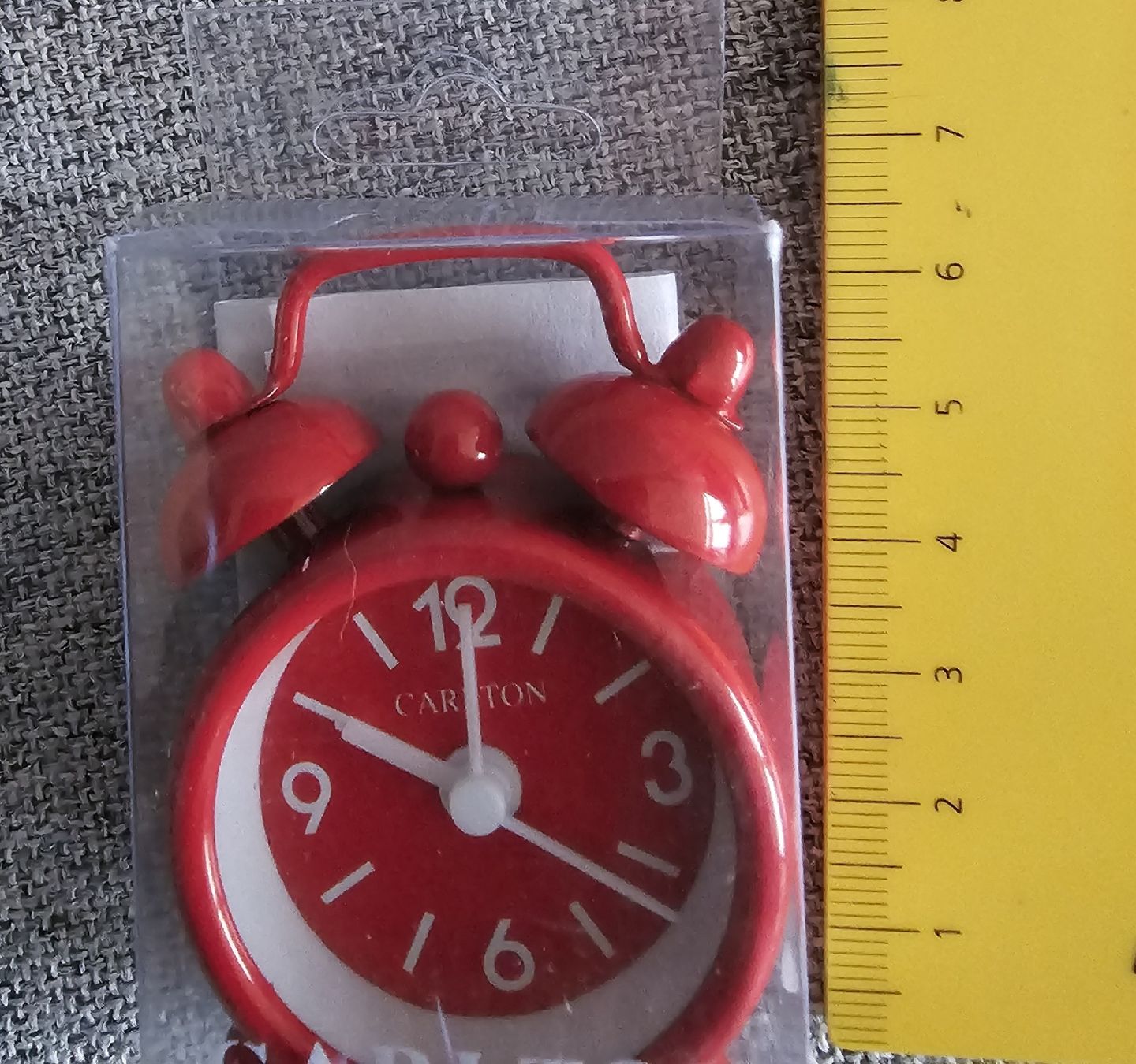 Sveglie: Mini Wecker Rot  FABRIKNEU – Nuovo e nell'imballaggio originale da Bütschwil venduto da Taranabo 1