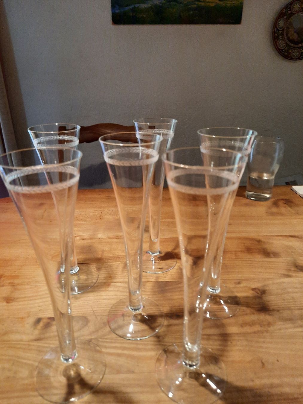 Verres: 5 Sekt-Kelche – D'occasion à Busswil BE par balu37 7