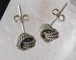 *WOLLKNÄUEL* OHRRINGE STECKER 925 SILBER