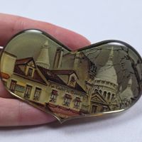 🎀 Vintage Haarspange – Paris Motiv – Made in France 🎀