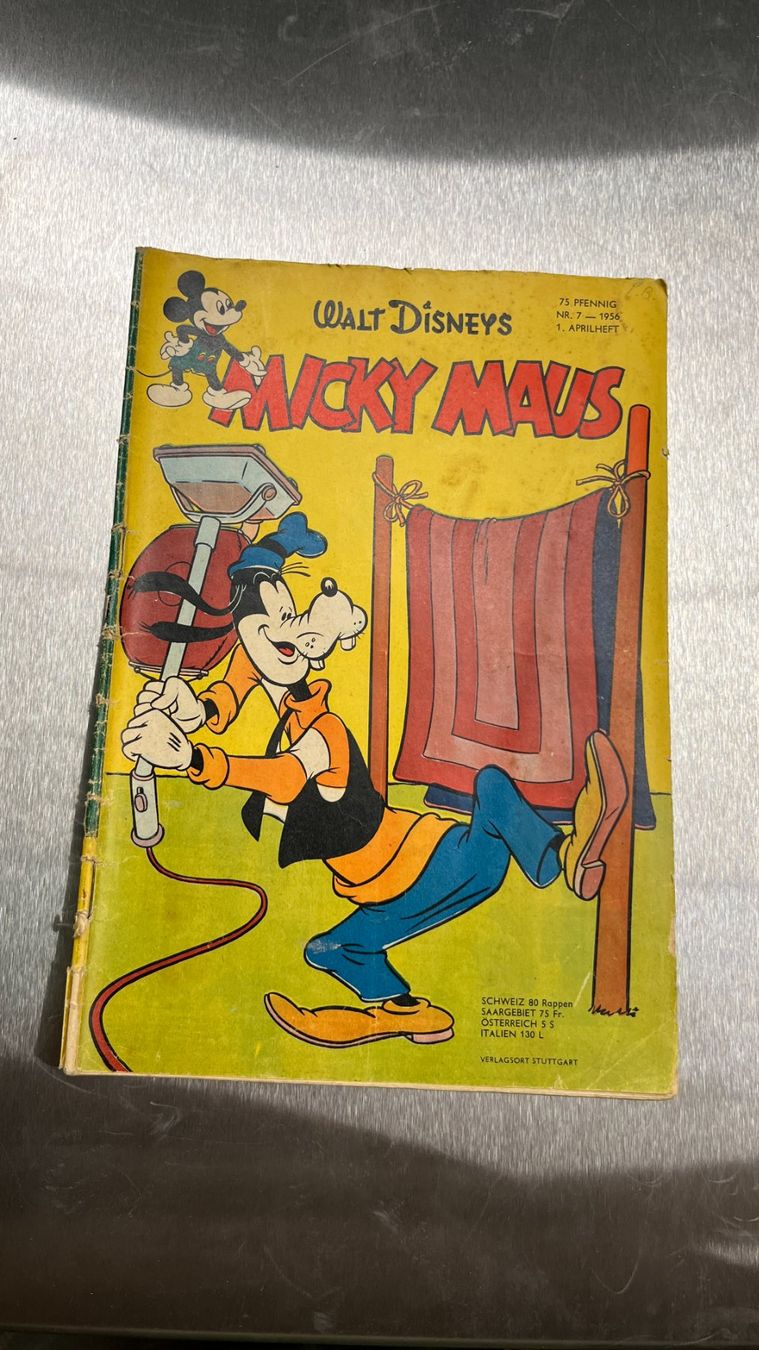 Fumetti: Micky Maus Heft Nr. 8 ,1. April 1956 – Usato da Bern venduto da daskannweg