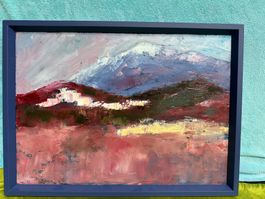 Peinture sur toile signée