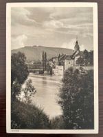 OLTEN Altstadtpartie an Aare, Holzbrücke, Mischol, "Heimat"