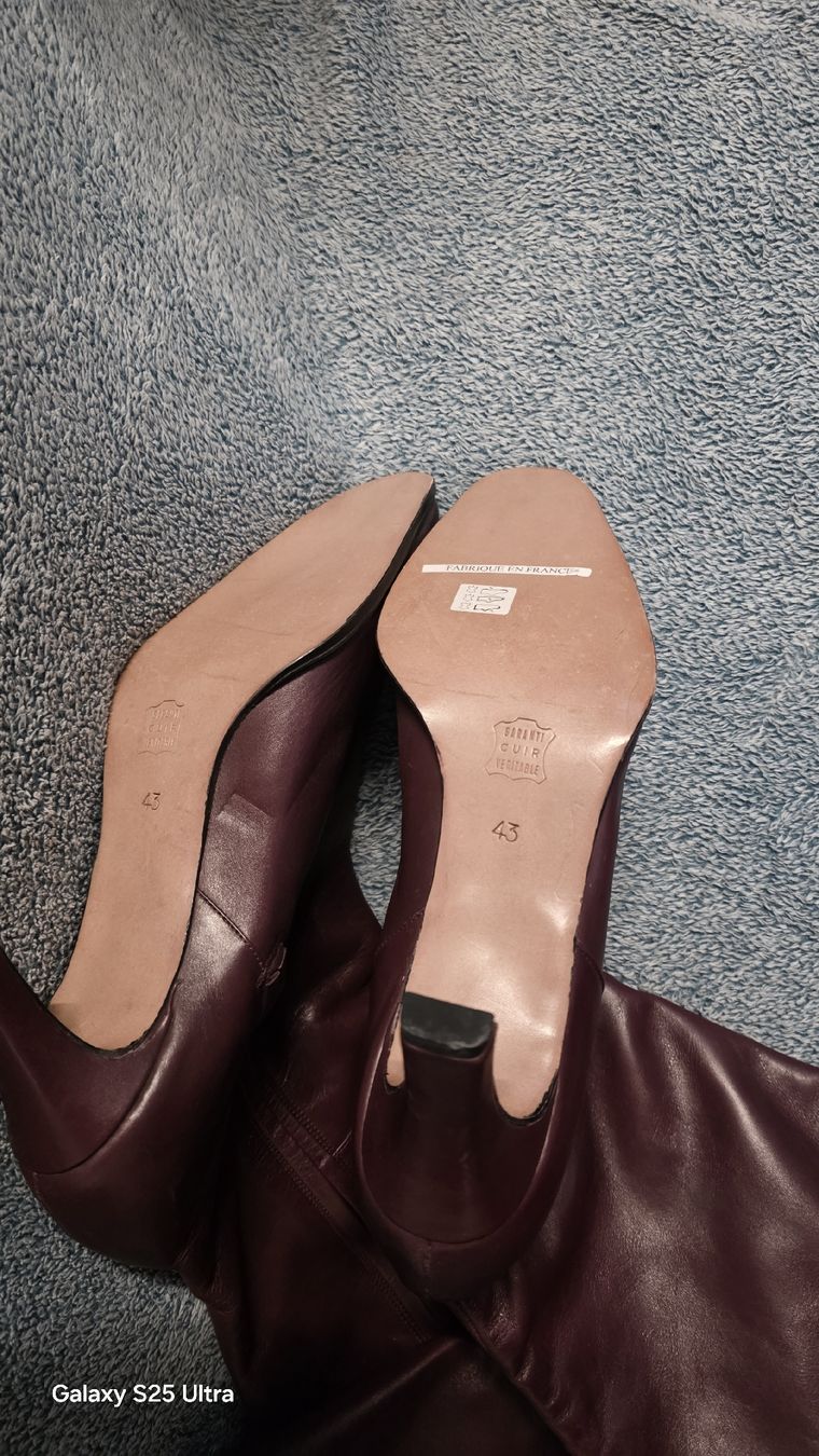 Scarpe da uomo: Extravagant & Sexy Overknee Lederstiefel.Gr 43 – Usato da Hittnau venduto da Beblue33 4