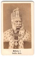 Fotografie Porträt Kaiser Wilhelm I. vo