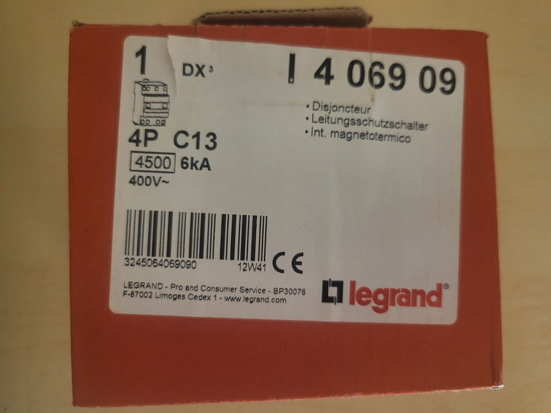 Legrand Interruttori: LS Schalter Legrand 13A 4polig – Nuovo (secondo la descrizione) da Uznach venduto da jur_96tk 1