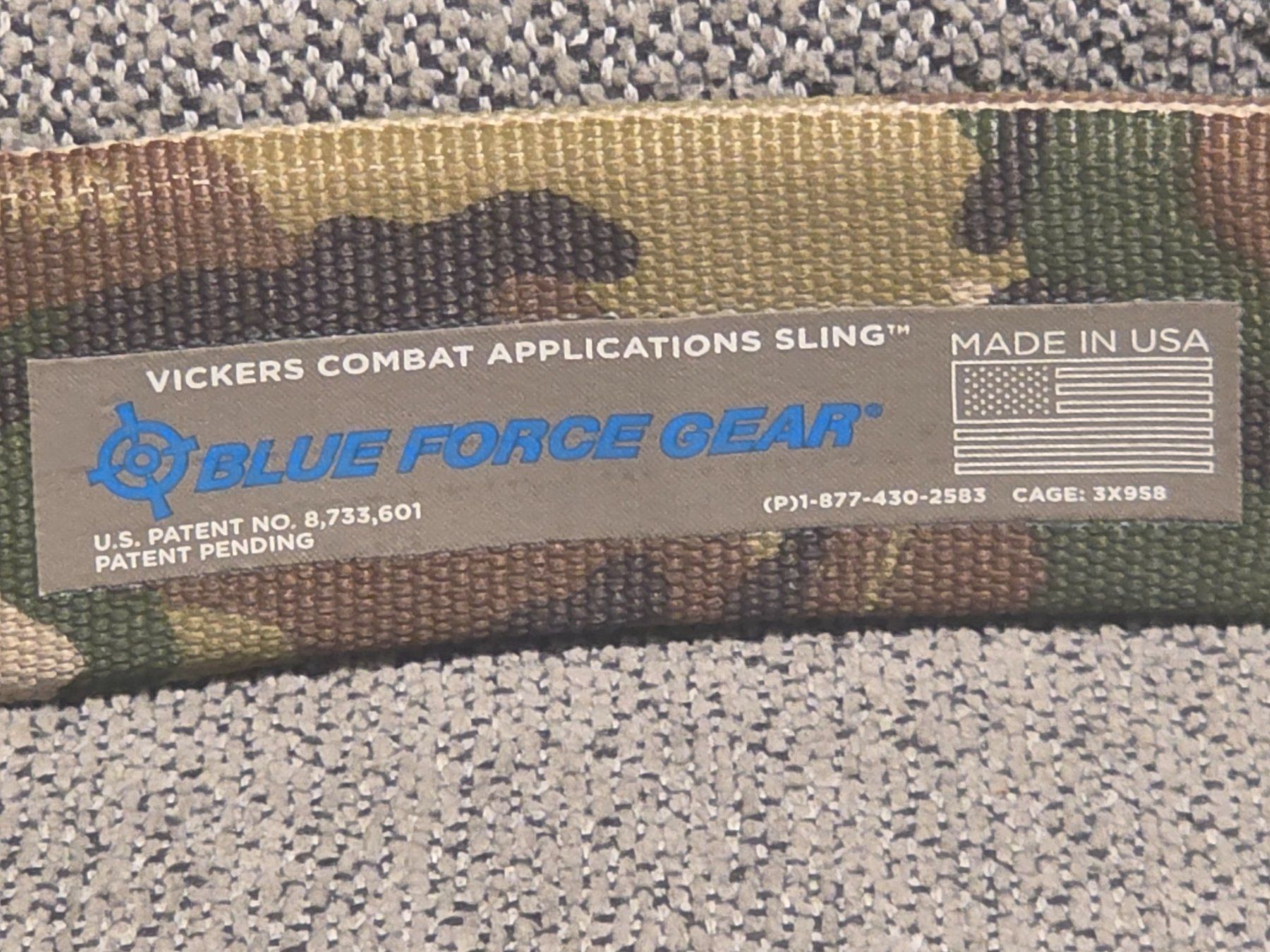 Tutti gli attrezzi: Blue Force Gear Padded Vickers Combat Applications Sling – Nuovo (secondo la descrizione) da Steffisburg venduto da Davga 1