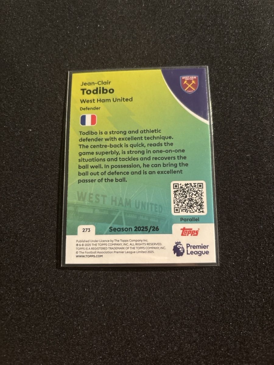 Topps Carte collezionabili: Topps  - Jean-Clair Todibo - Premier League  – Usato da Kaiseraugst venduto da Baum_12 1