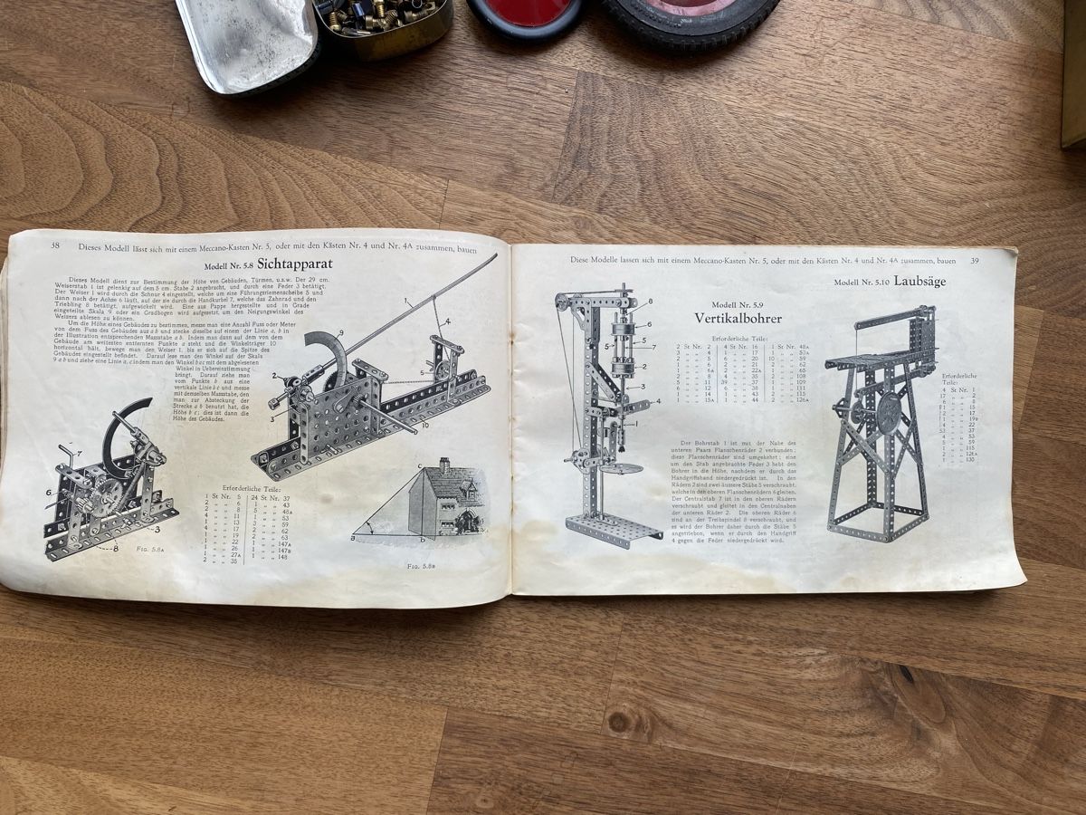 Meccano Baukästen: Meccano, versch. Bauteile, Bauanleitung – Gebraucht aus Aadorf von Dragonfisch 5