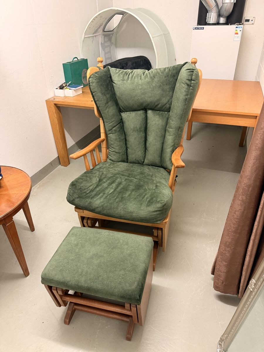 Sessel: Schaukelstuhl mit Hocker – Neu (gemäss Beschreibung) aus Volketswil von habibeoez 5