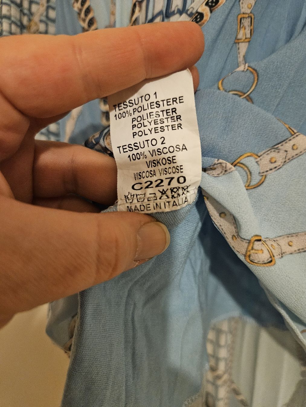 Blusen: Chemisier New Collection bleu élégant, taille L – Neu (gemäss Beschreibung) aus Mühleberg von Eliboub 3