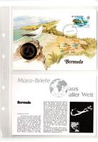 Bermuda_1985_Münzbrief mit Beschreibung