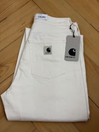 Carhartt WIP W’ Noxon Pant, 27 - Straight Fit, white NEU NEW