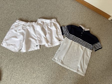 Tennis Hosen u T-Shirt Gr 128