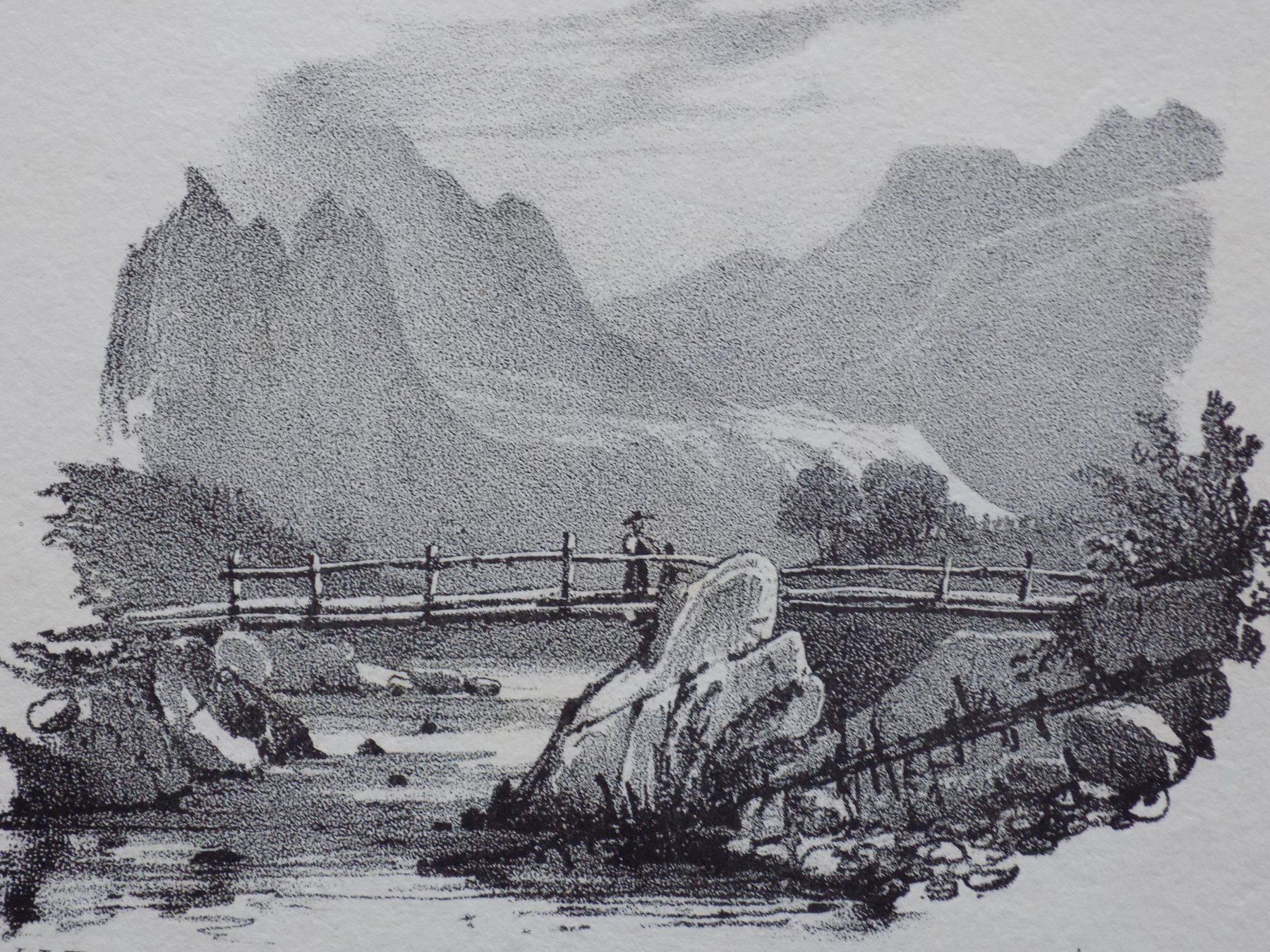 Incisioni: Pont sur Linth Linthbrücke – Usato da Risch venduto da Rischli15 2