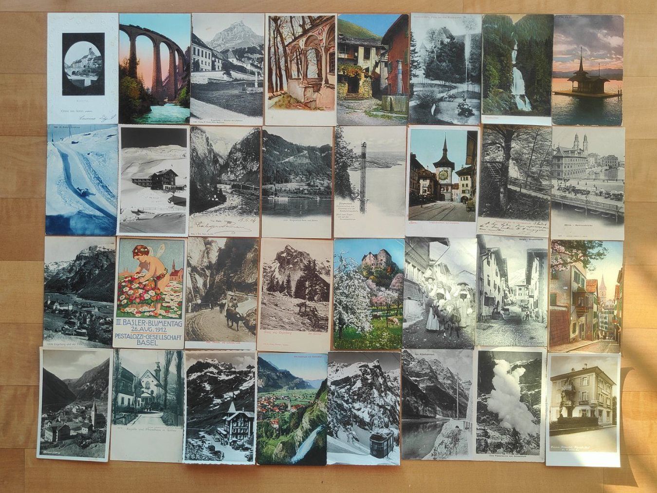 Cartes postales: Super Posten, Lot mit 170 kleinformatigen CH Ansichtskarten – D'occasion à St. Erhard par Chaeferli6 1