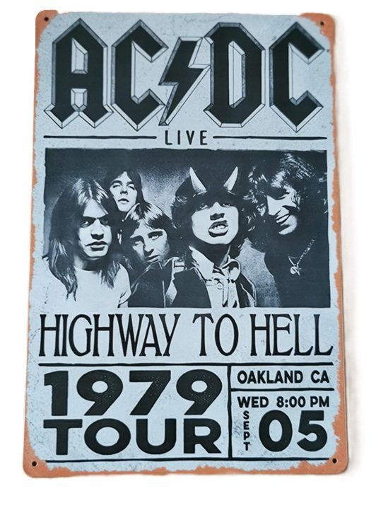 AC/DC - Blechschild (neu/OVP) (Neu und originalverpackt) in Wilen b ...