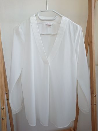 Festliche Damen Bluse ESPRIT Gr. 36 Ivory
