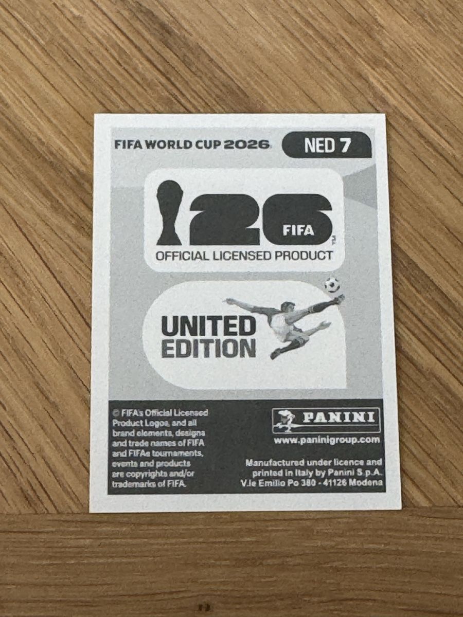 Panini Carte collezionabili: Panini 2026 NED 7 – Nuovo (secondo la descrizione) da Grand-Lancy venduto da cyr_n5ky 1